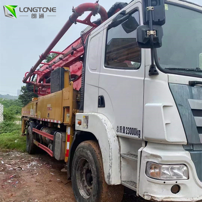 180m ³ benutzte Fahrzeugbetonpumpe, Dieselbetonpumpe-LKW mit Boom