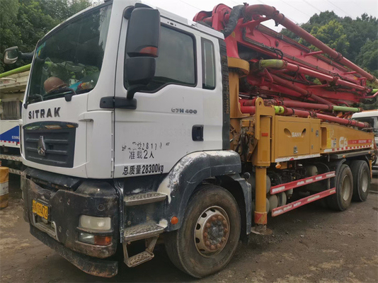 Bau benutzte Fahrzeugbetonpumpe Putzmeister-Boom-Pumpe mit Fernbedienung