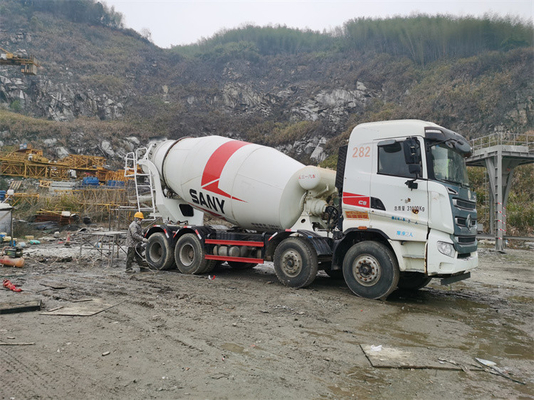 ³ 10m weißer Doppelwellen-Mischer-LKW für industrielles