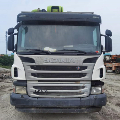 Fernachse des prüfer-Used Concrete Boom-Pumpen-LKW-4
