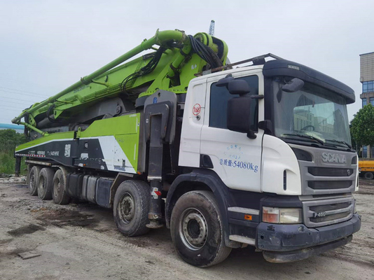 Fernachse des prüfer-Used Concrete Boom-Pumpen-LKW-4