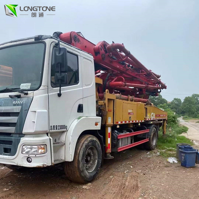 180m ³ benutzte Fahrzeugbetonpumpe, Dieselbetonpumpe-LKW mit Boom