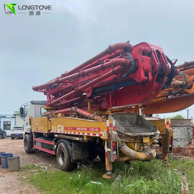 180m ³ benutzte Fahrzeugbetonpumpe, Dieselbetonpumpe-LKW mit Boom