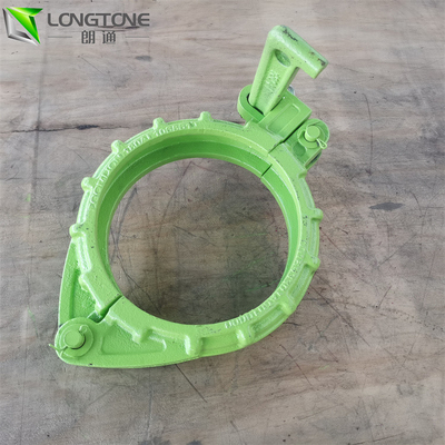 6 Zoll-Betonpumpe-Klammern-Vertikale, Schnell-Bohrrohrklemme des Bolzen-Dn180