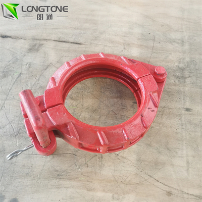 5,5 Zoll Keil-Betonpumpe-Schalenkupplungs-konkrete Schlauchklemme für Rohr