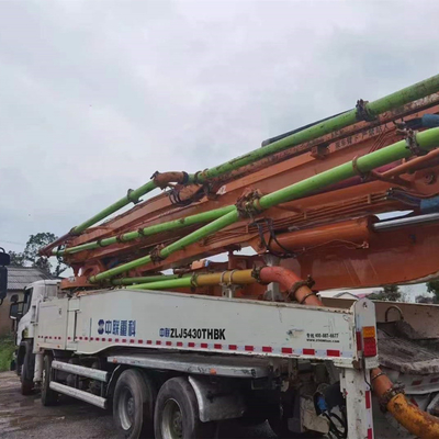 33T benutzte Fahrzeugbetonpumpe, der 37 Meter-Zement-Pumpen-LKW ZLJ5293THB125-37