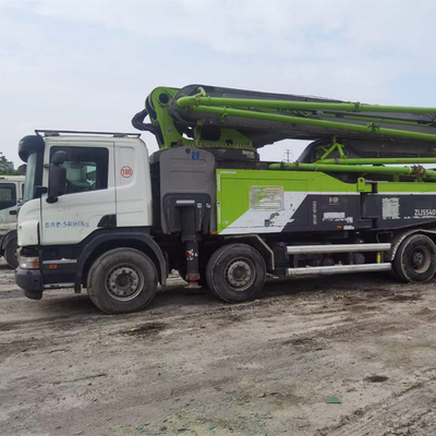 Zoomlions-Maschinerie benutzte Betonpumpe-LKW, 56m LKW angebrachte Betonpumpe