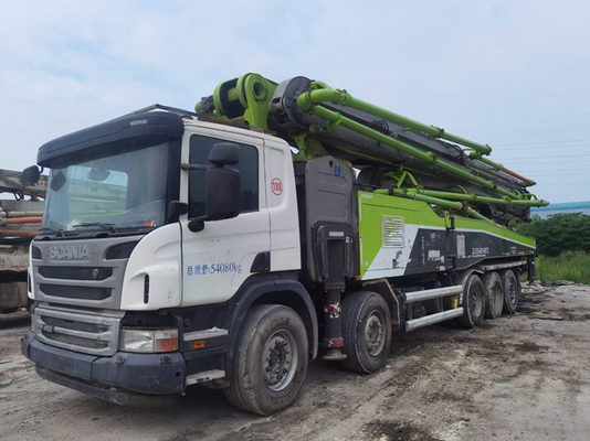 Zoomlions-Maschinerie benutzte Betonpumpe-LKW, 56m LKW angebrachte Betonpumpe