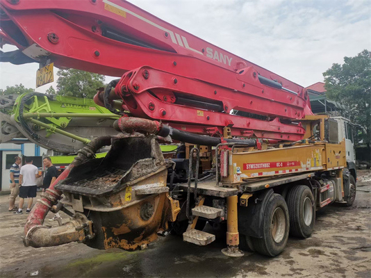 Bau benutzte Fahrzeugbetonpumpe Putzmeister-Boom-Pumpe mit Fernbedienung