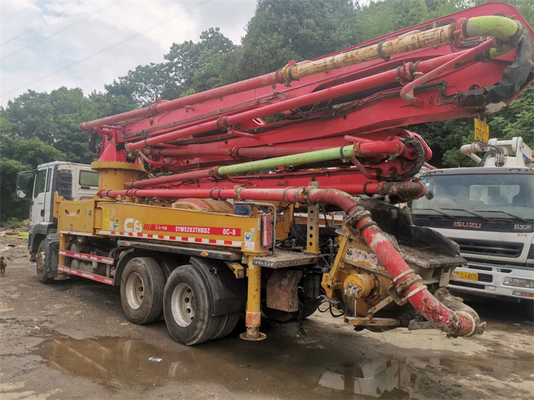 Bau benutzte Fahrzeugbetonpumpe Putzmeister-Boom-Pumpe mit Fernbedienung