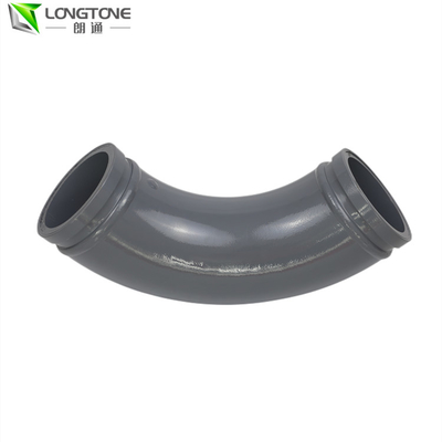 Geschweißter Zwillings-Wand-Ellbogen des Betonpumpe-Rohrbogen-4.5mm Thikness