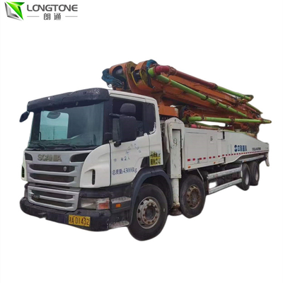 Benutzter Sany-LKW brachte offene Schleife 600L der Betonpumpe-37m 69m an