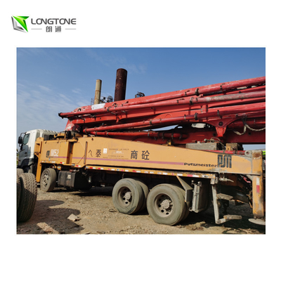 Putzmeister-LKW brachte Achse 4 der Betonpumpe-52m an