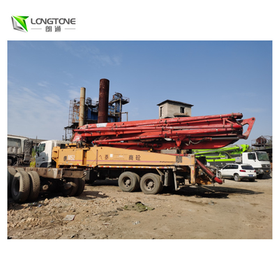 Putzmeister-LKW brachte Achse 4 der Betonpumpe-52m an