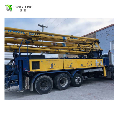 Benutzter gelber konkreter LKW Sany mit Max. Pressure 6 - 6,6 MPa Max. Aggregate Diameter 24 - 36 Millimeter