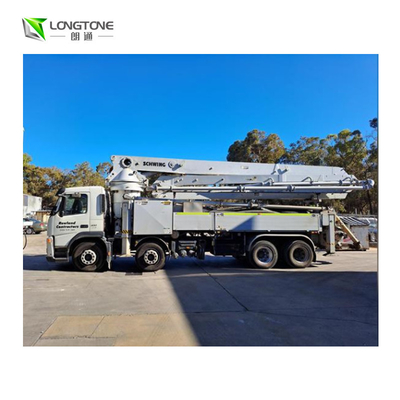 Benutzter gelber konkreter LKW Sany mit Max. Pressure 6 - 6,6 MPa Max. Aggregate Diameter 24 - 36 Millimeter