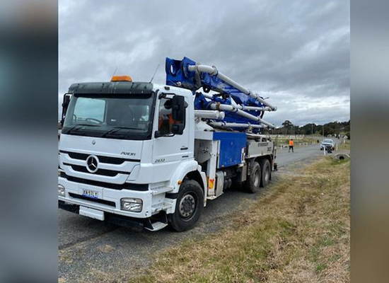 Spitzengegliederter Boom-Betonpumpe-LKW der marken-HB56K 56m