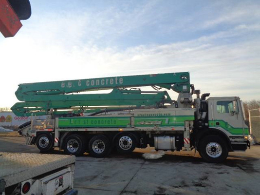 Spitzengegliederter Boom-Betonpumpe-LKW der marken-HB56K 56m